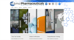 Desktop Screenshot of amolpharmaceuticals.com